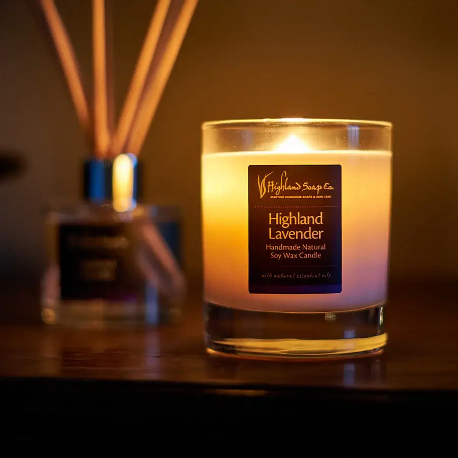 The Higland Soap Company - Higland Lavender - Candle - Sfeer