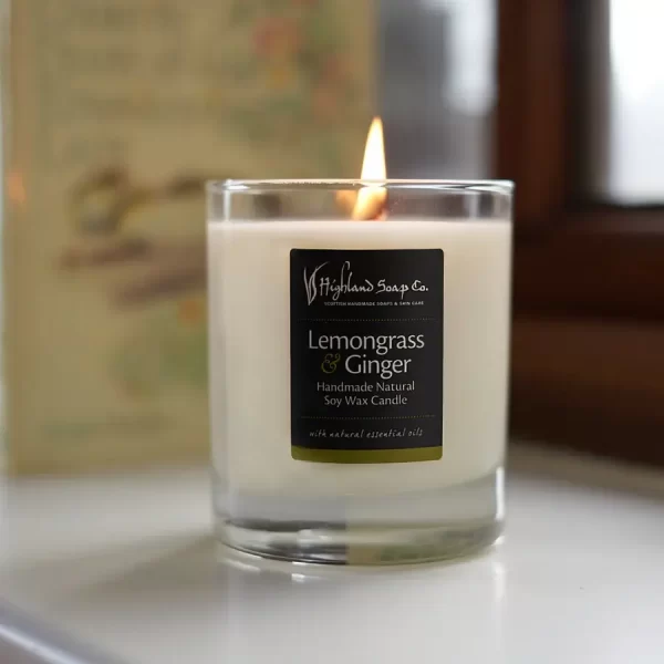 The Higland Soap Company - Lemongrass & Ginger - Candle - Sfeer
