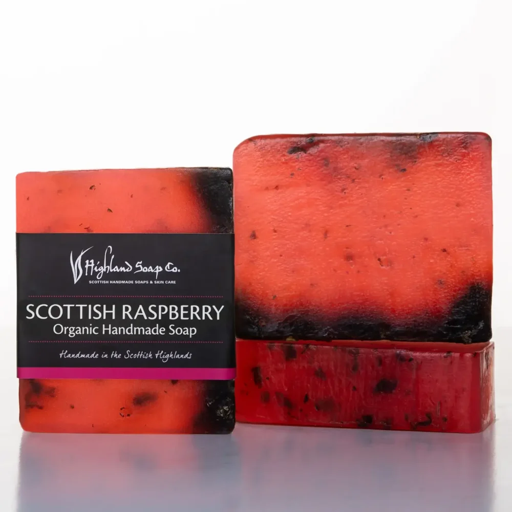 The Highland Soap Company - Wild Scottish Raspberry - Organic Soap The Highland Soap Company - Wild Scottish Raspberry - Organic Soap