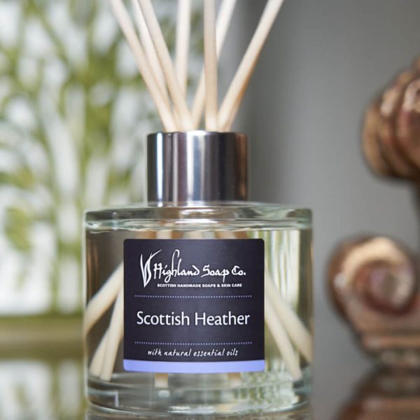 Scottish Heather geurstokjes van The Highland Soap Company met natuurlijke essentiële oliën