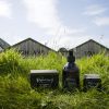 natuurlijke handzeep handcrème en zeep Highland Soap Company gardeners – biologische verzorging in gras buiten
