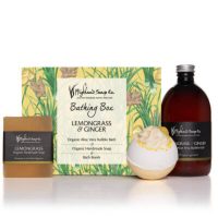 ADFAFA Lemongrass & Ginger Bad Cadeau Box - badschuim zeep en badbal