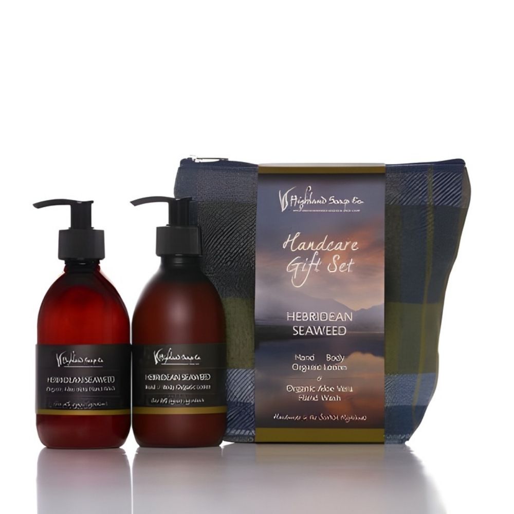 handverzorgingsset hebridean seaweed handzeep lotion
