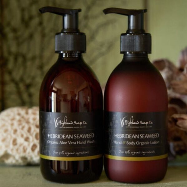 hebridean seaweed handzeep lotion biologisch the highland soap company
