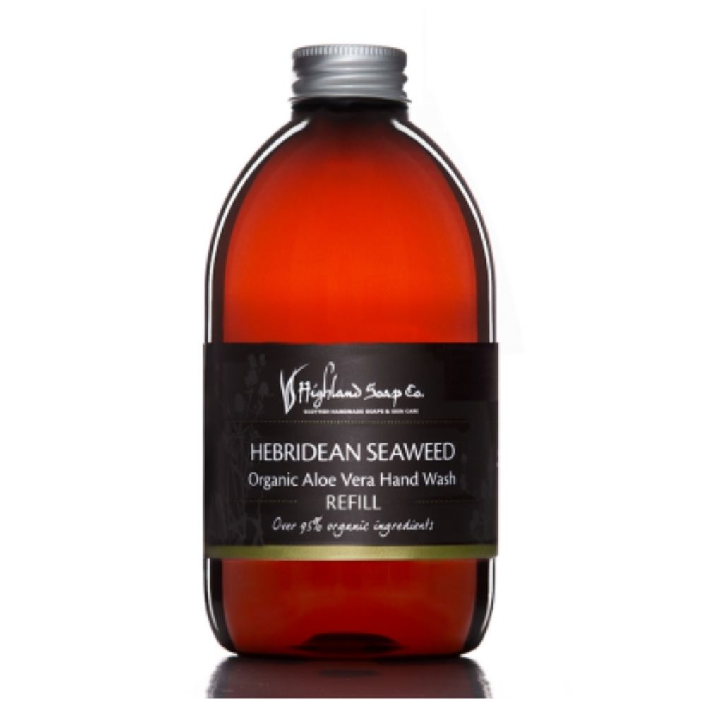 Hebridean-Seaweed-Handwash-Refill hebridean seaweed navulling handzeep 1 liter pepermunt the highland soap company