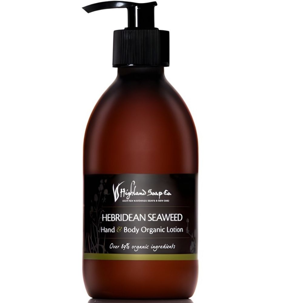 Hebridean-Seaweed-bodylotion hebridean seaweed hand body lotion 300ml pepermunt the highland soap company