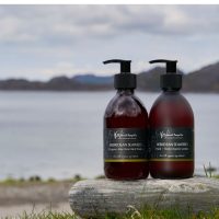Hebridean-Seaweed-handwash-en-lotion-aan-zee hebridean seaweed handzeep en lotion aan zee highland soap company