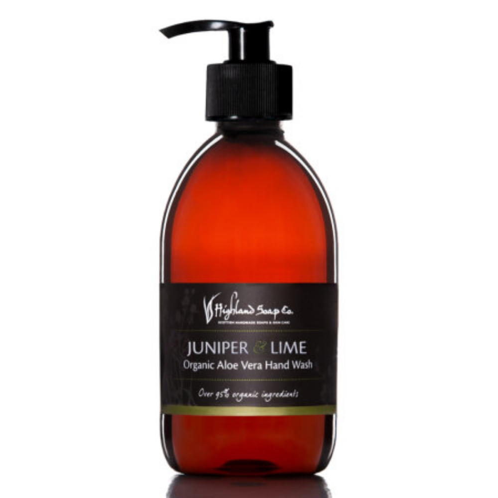 SFGSFG juniper lime vloeibare handzeep 300ml biologisch highland soap company