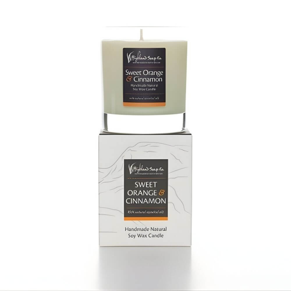 Sweet-Oranngs-Cinnamon-geurkaars sweet orange cinnamon geurkaars highland soap company