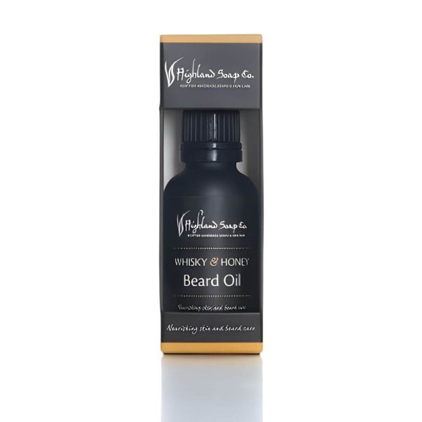 Whisky-Honey-beardoil whisky honey baard olie 30ml the highland soap company