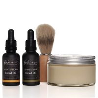 Whisky-Honey-beardoil-s-met-scheerzeep whisky honey baard olie met scheerzeep highland soap company