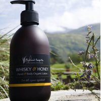 Whisky-Honey-hand-en-body-lotion-fort-william whisky honey hand body lotion 300ml biologisch fort william highland soap company
