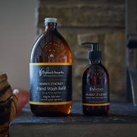 whisky honey handzeep en navulling highland soap company