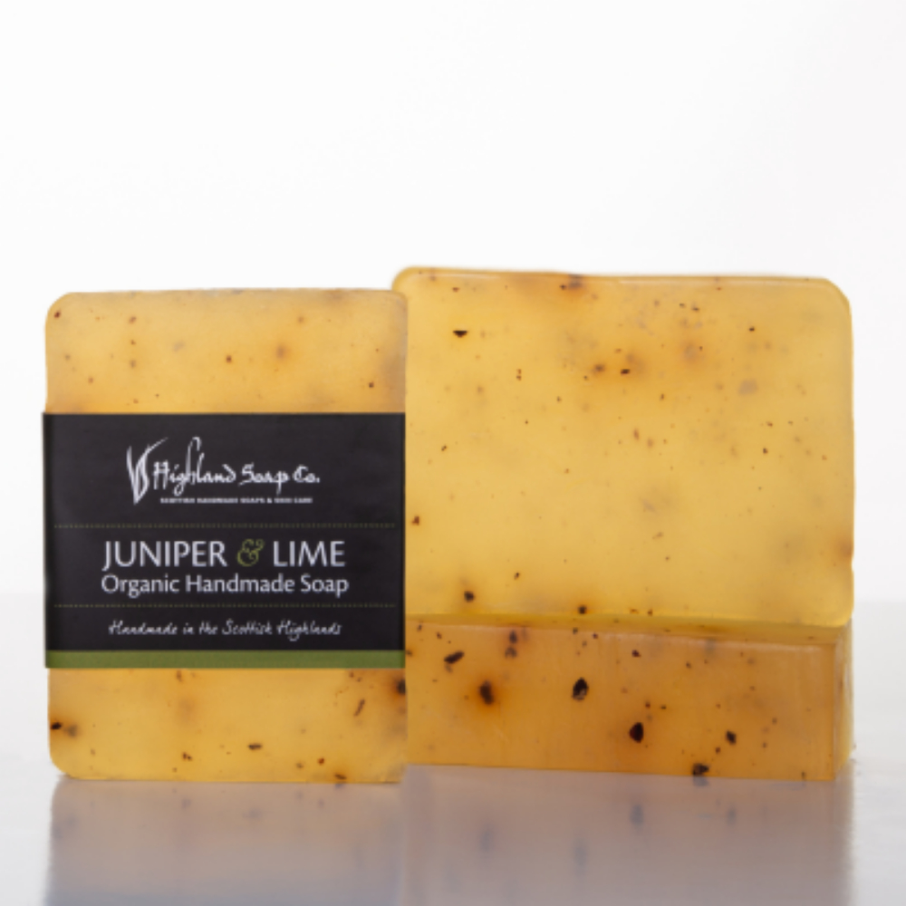 juniper lime ambachtelijke zeep organisch handgemaakt highland soap company
