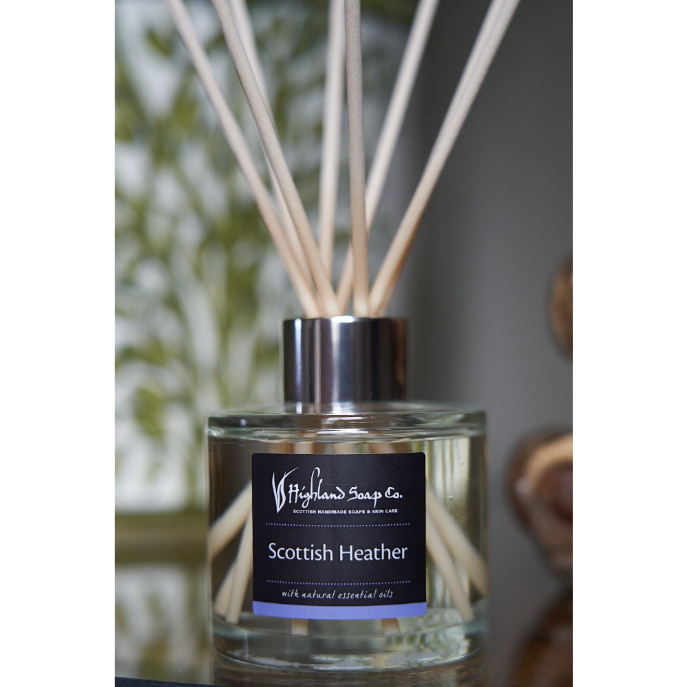 asdf scottish heather geurstokjes reed diffuser highland soap company