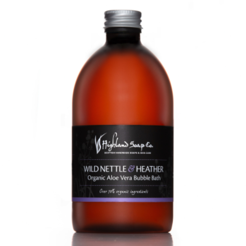 asdsgadr wild nettle heather badschuim biologisch highland soap company