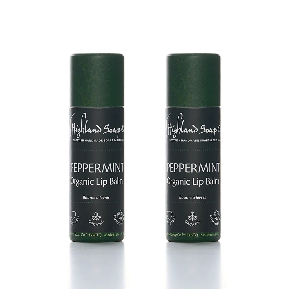 peppermint lippenbalsem voetcreme pepermunt highland soap company