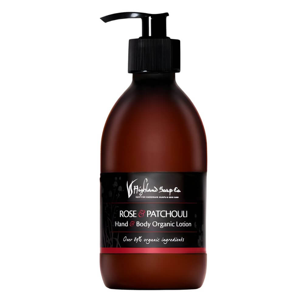 rose-patchouli-body-lotion-2 rose patchouli hand body lotion 300ml biologisch the highland soap company
