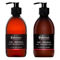 rose-patchouli-body-lotion-hand-wash-2 rose patchouli lotion en handzeep highland soap company