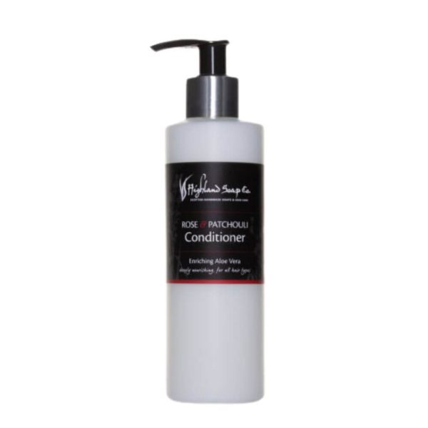rose-patchouli-conditioner-2 rose patchouli conditioner 250ml biologisch the highland soap company