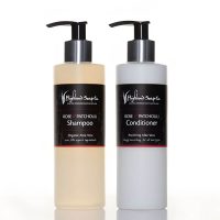 rose patchouli shampoo en conditioner the highland soap company
