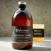 stj lemongrass ginger badschuim met glycerine zeep sfeer highland soap company