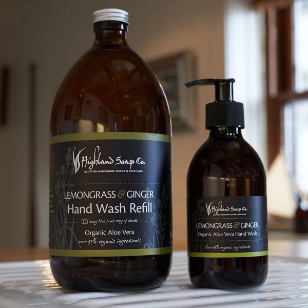 Lemongrass & Ginger product van The Highland Soap Company