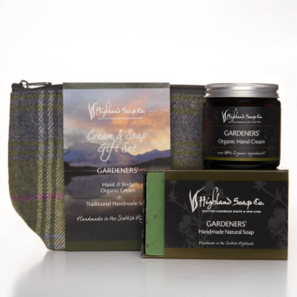 thumbnail-27 hand en body cadeauset gardeners creme zeep tartantas