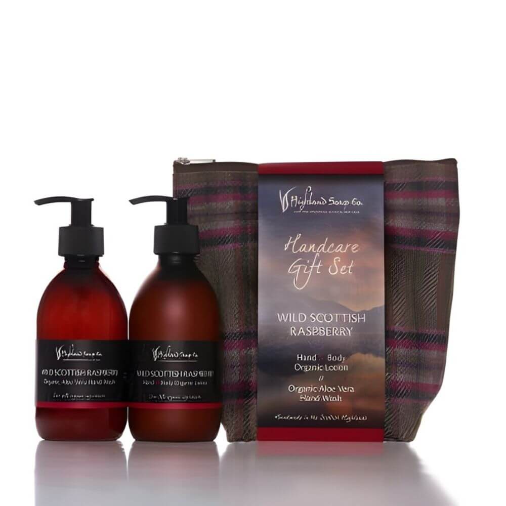 handverzorgingsset wild scottish raspberry handzeep lotion