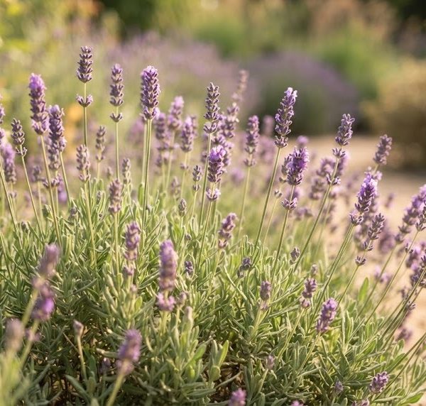 Bloeiende lavendel