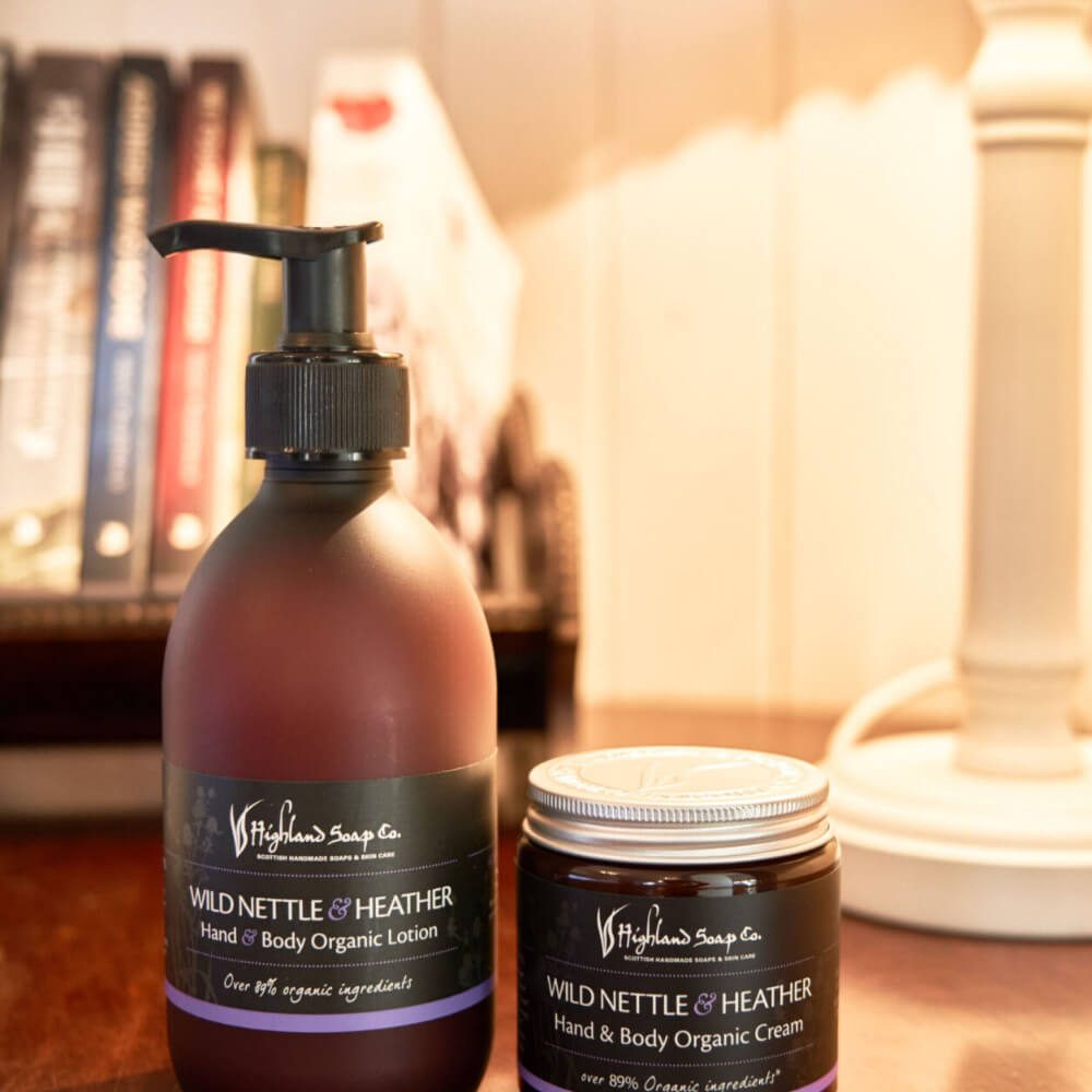 Wild Nettle & Heather hand en body lotion en crème