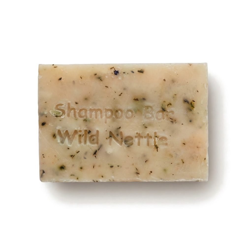 Wild Nettle & Heather Shampoo Bar 140 g – wit Wild Nettle & Heather Shampoo Bar 140 g van The Highland Soap Company op een witte achtergrond